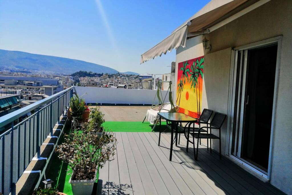 Rooftop Studio, Acropolis View! Atene Esterno foto