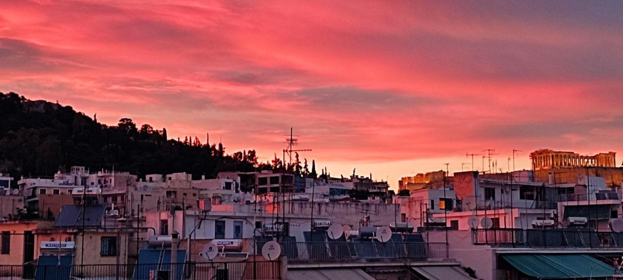 Rooftop Studio, Acropolis View! Atene Esterno foto