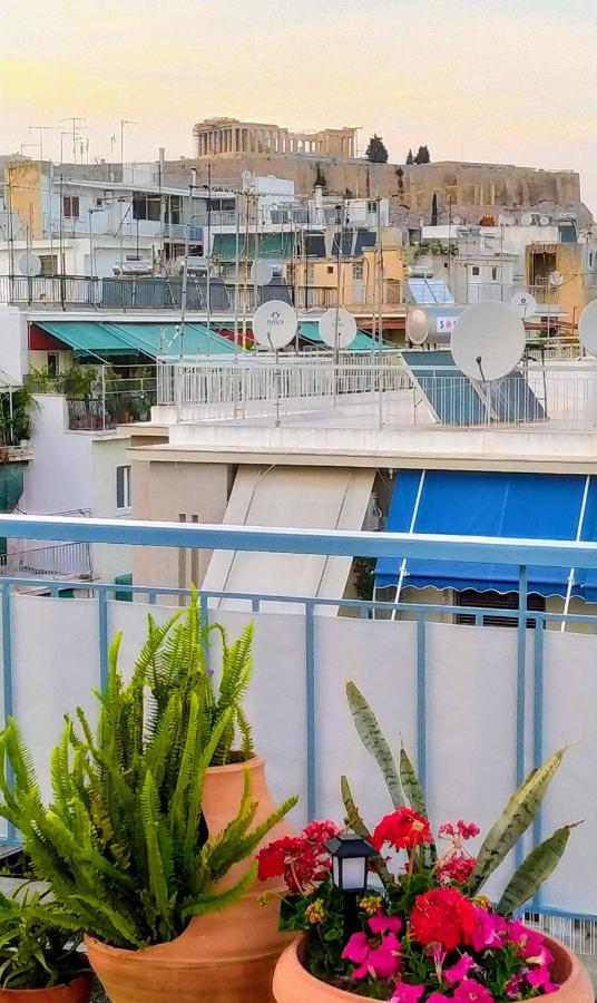 Rooftop Studio, Acropolis View! Atene Esterno foto