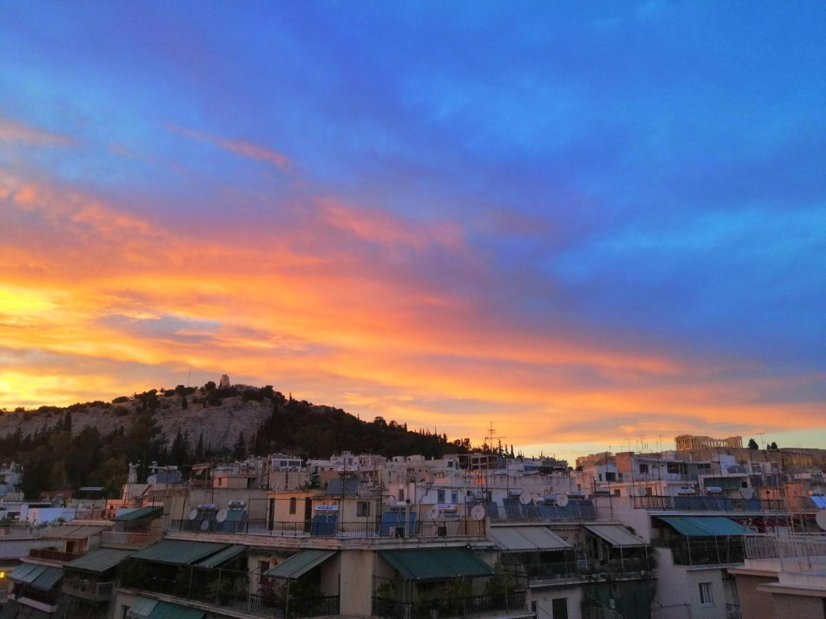 Rooftop Studio, Acropolis View! Atene Esterno foto