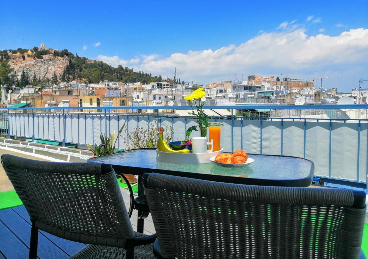 Rooftop Studio, Acropolis View! Atene Esterno foto